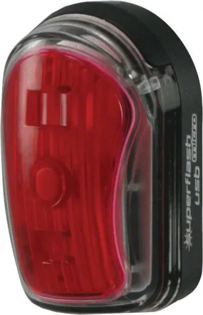 Superflash Micro Rechargeable Rear Bike Light