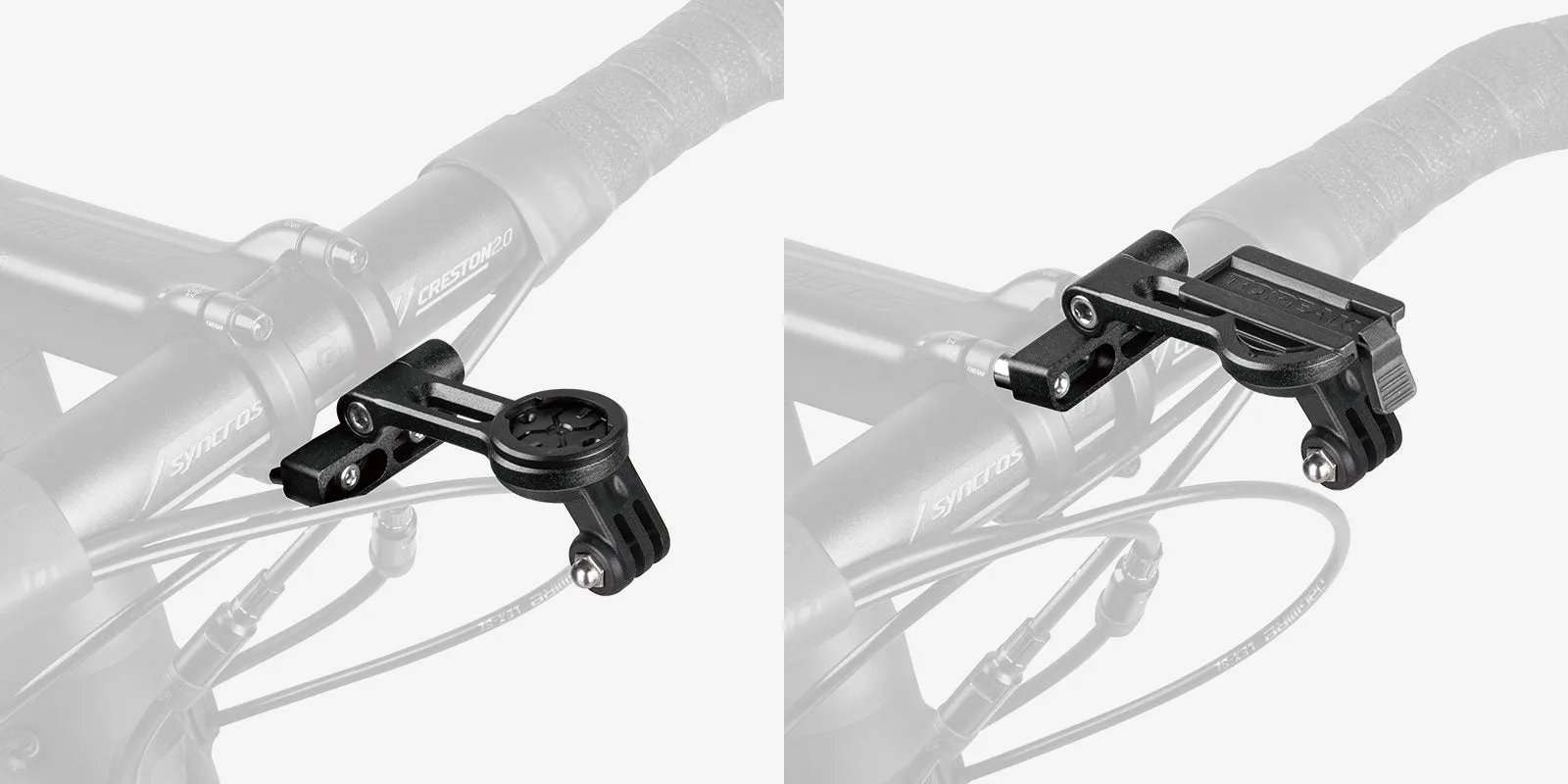 Topeak UTF ‘Out Front’ Multi-Mount for Stems. Mount Ridecase, Garmin Edge & GoPro