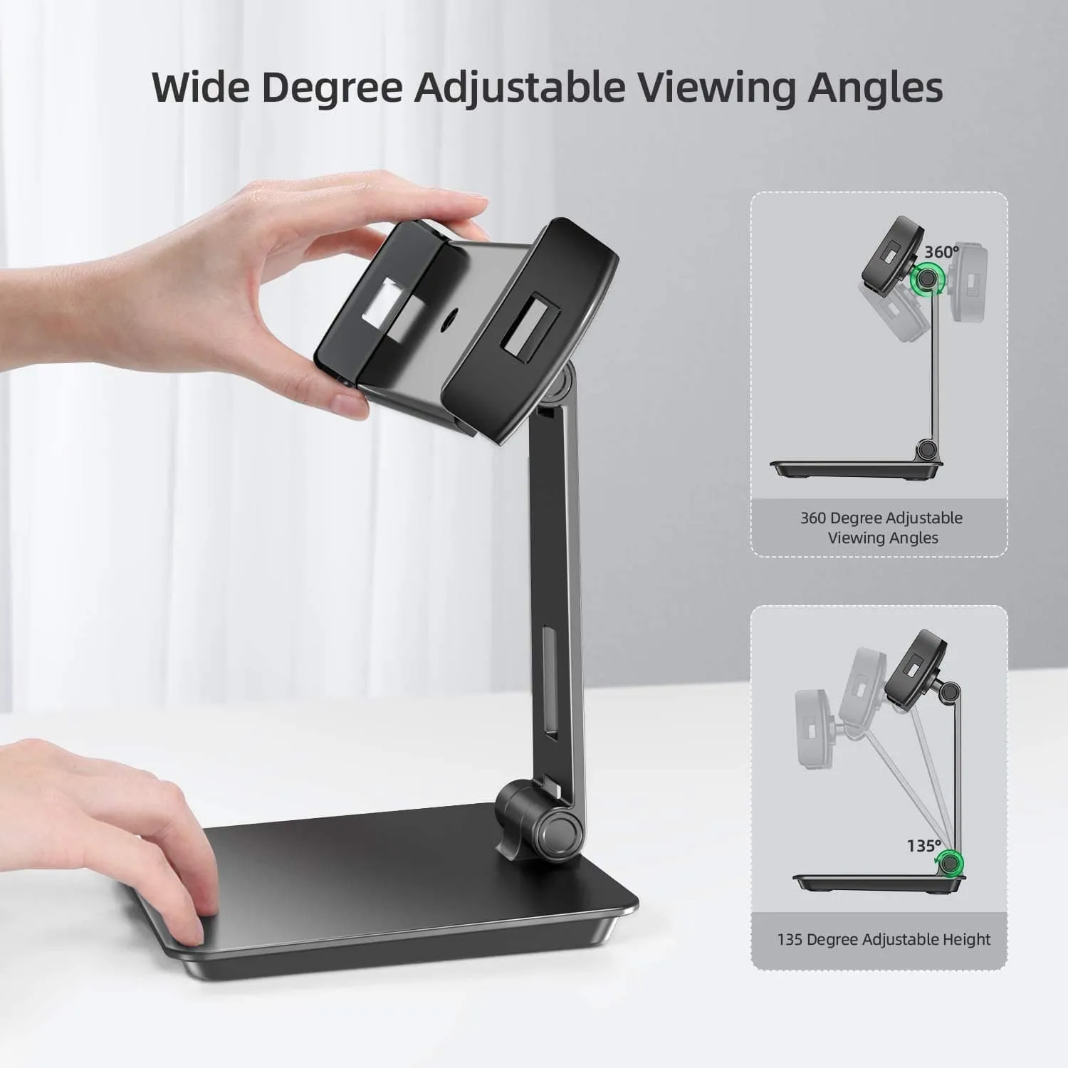 UStand - 5.9"-9.56" Adjustable Portable Monitor Stand Mount