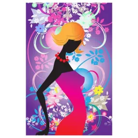 Vector Flower Lady Designer Phone Cases