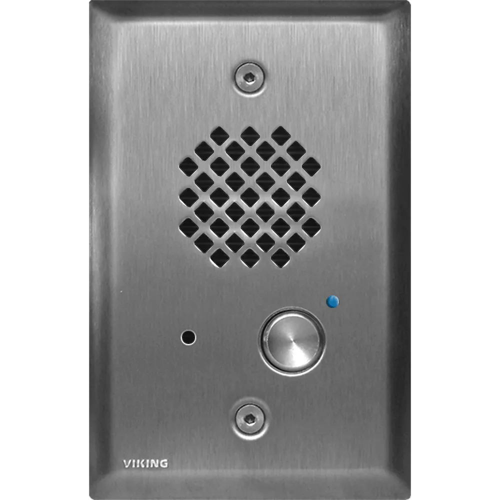 Viking E-40-SS Single Gang Entry Phone, Stainless Steel Finish