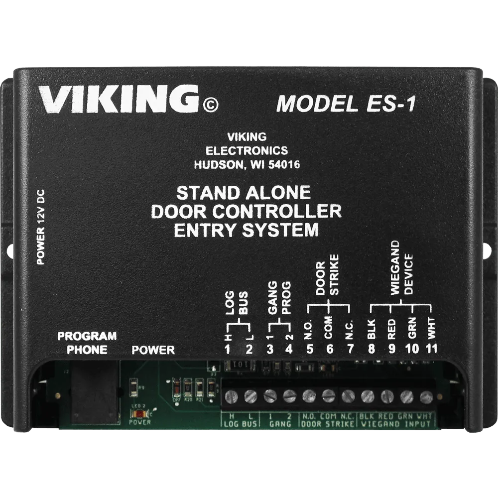 Viking ES-1 Add Keyless Entry and/or Card Reader Entry for a Single Door with Up to 250 Users