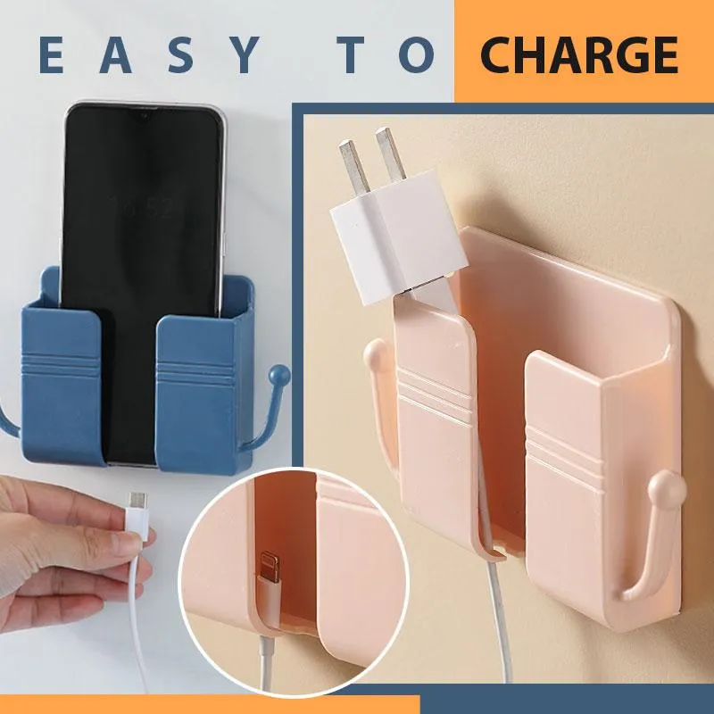 Wall-Mounted Mobile Phone Charging Storage Box