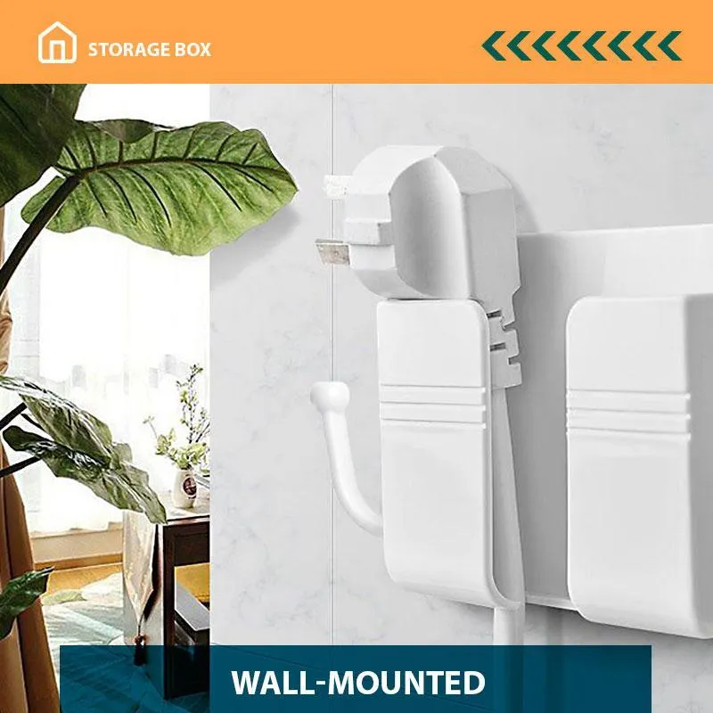 Wall-Mounted Mobile Phone Charging Storage Box