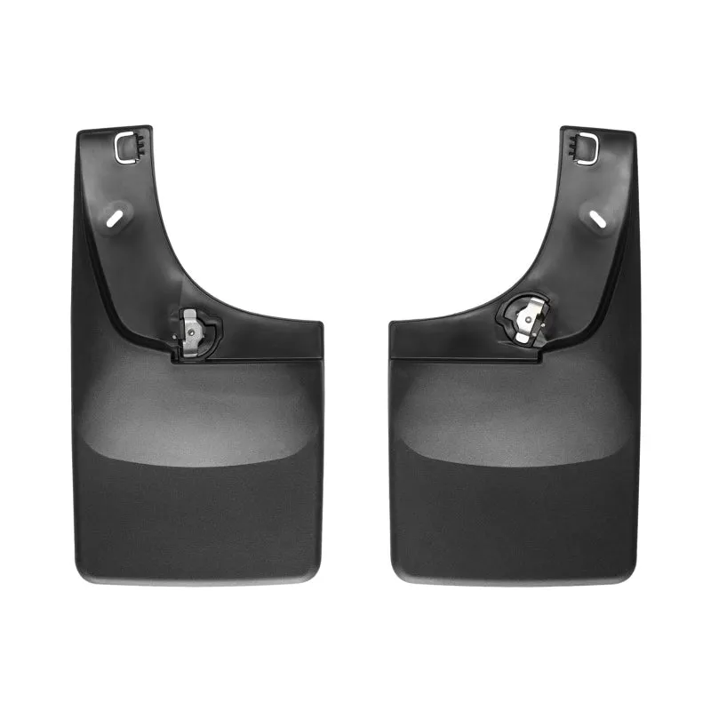 WeatherTech MudFlaps - Front - Black - Super Duty Ford Fullsize Truck 2008-10