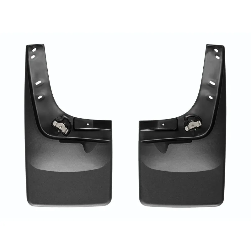 WeatherTech MudFlaps - Front - Black - Super Duty Ford Fullsize Truck 2008-10