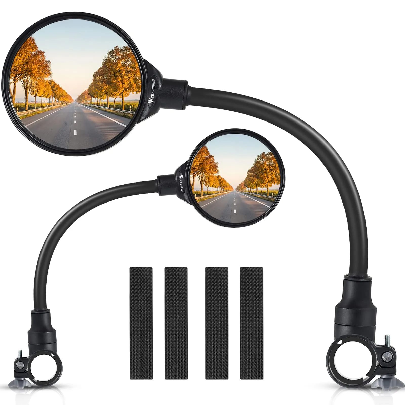 West Biking Bike Mirror Handlebar Mount