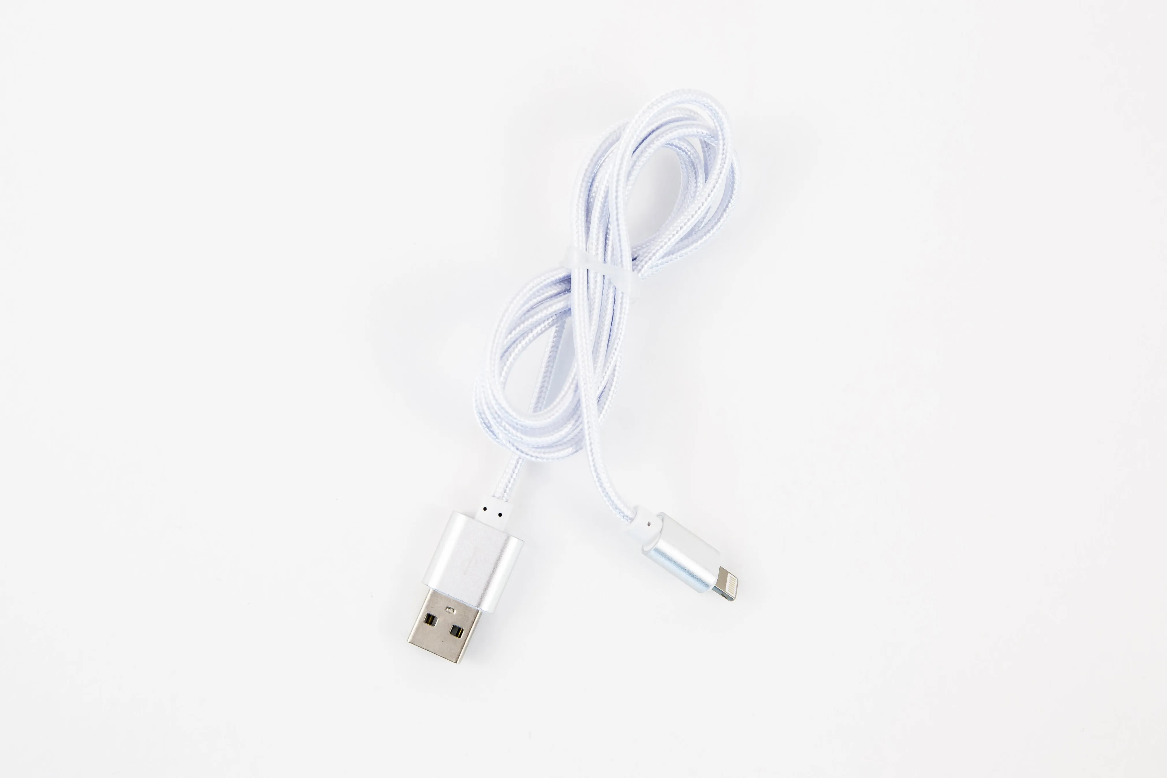 White Braided iPhone Cable