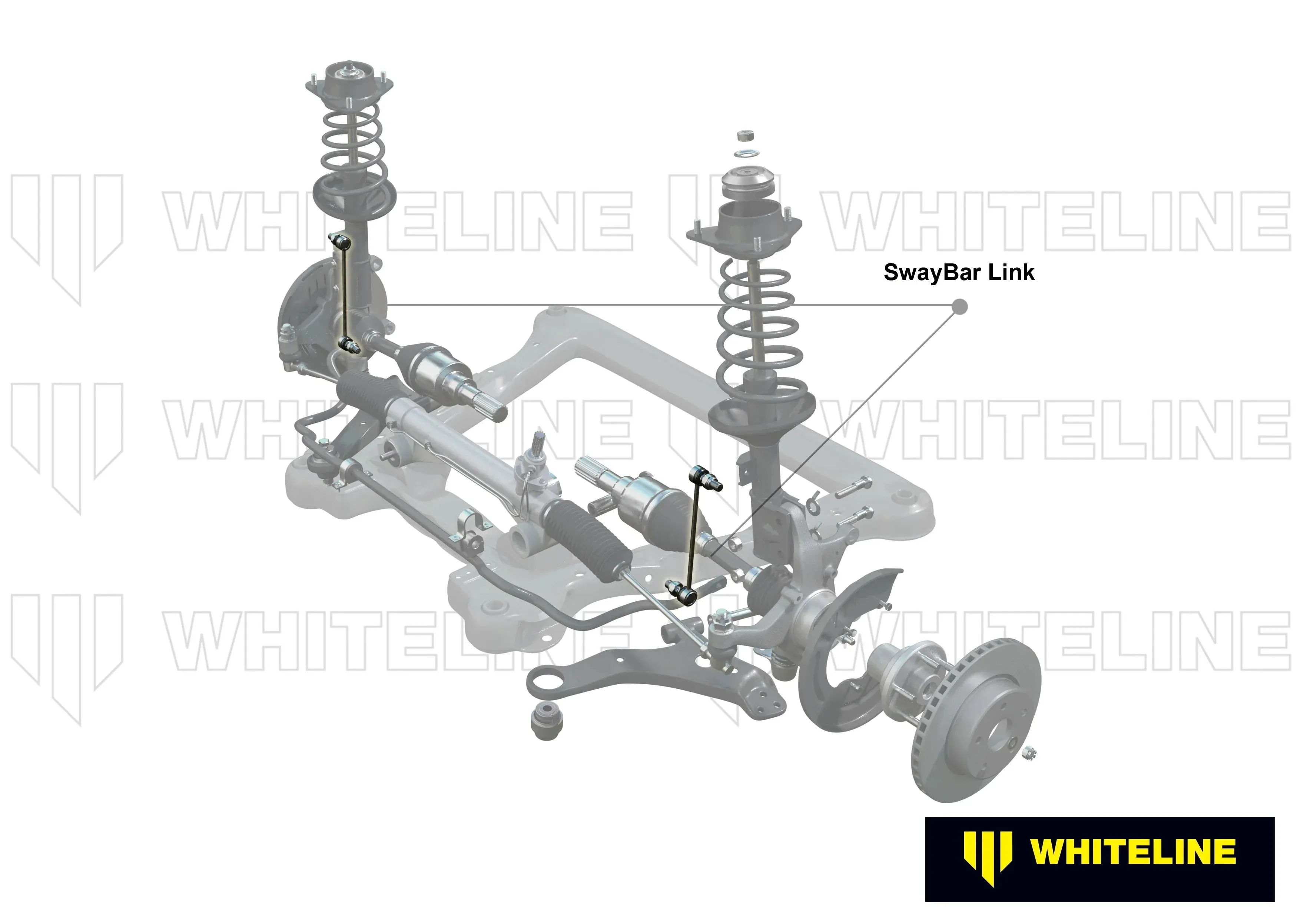 Whiteline Sway Bar End Link Kit Mitsubishi 380 DB (2005-2008) [290-315mm/ 10mm Ball Stud] Front - KLC140-295