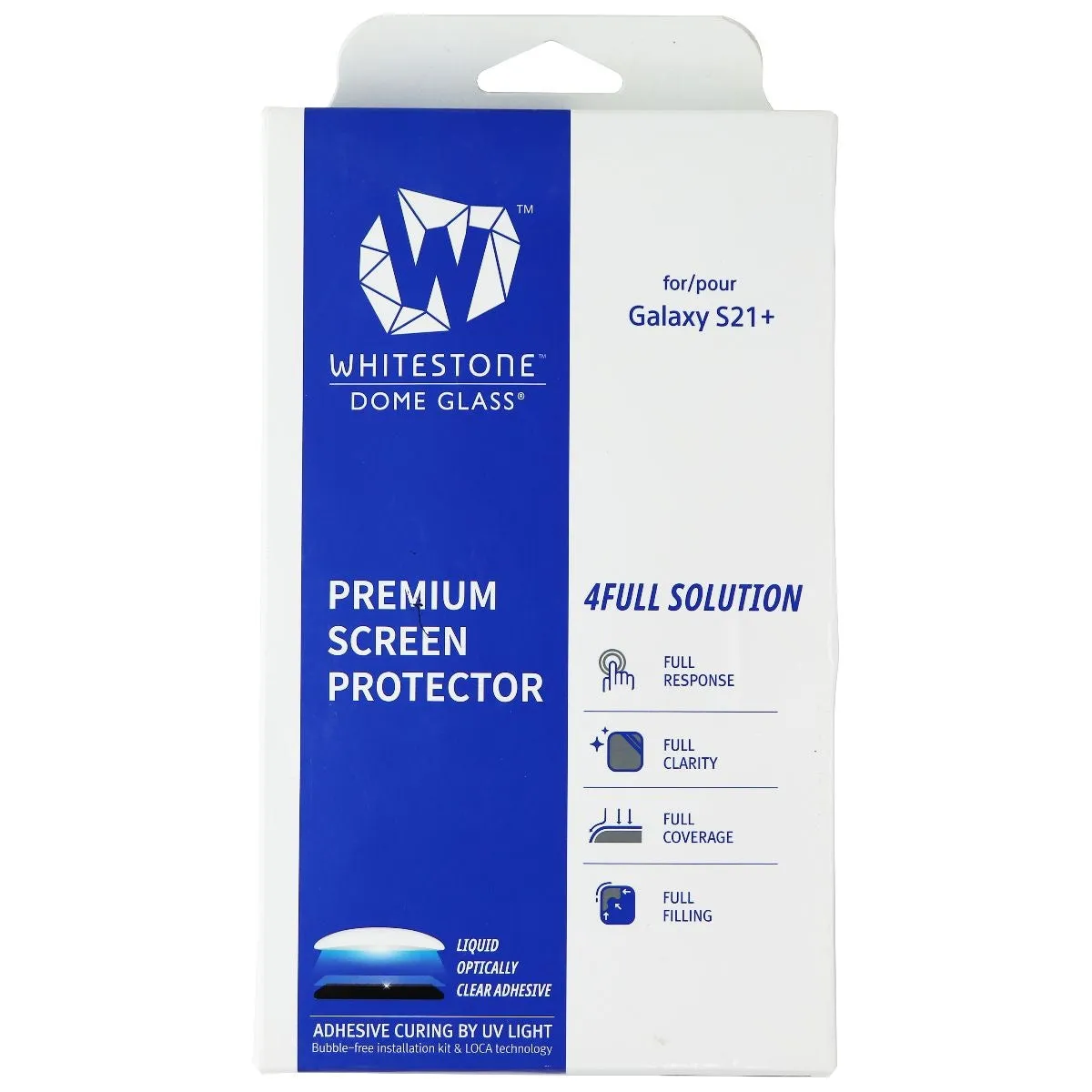 Whitestone Dome Glass Premium Screen Protector for Samsung Galaxy (S21 )