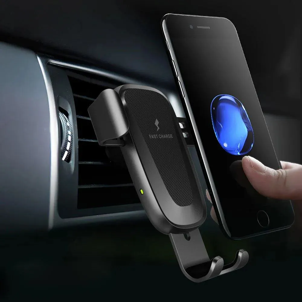 Wireless Gravity Car Charger Air Vent Mount Fast Charge Car Phone Holder