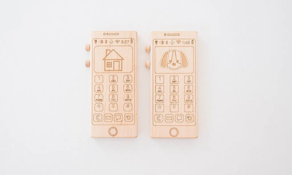 Wooden Toy Phone