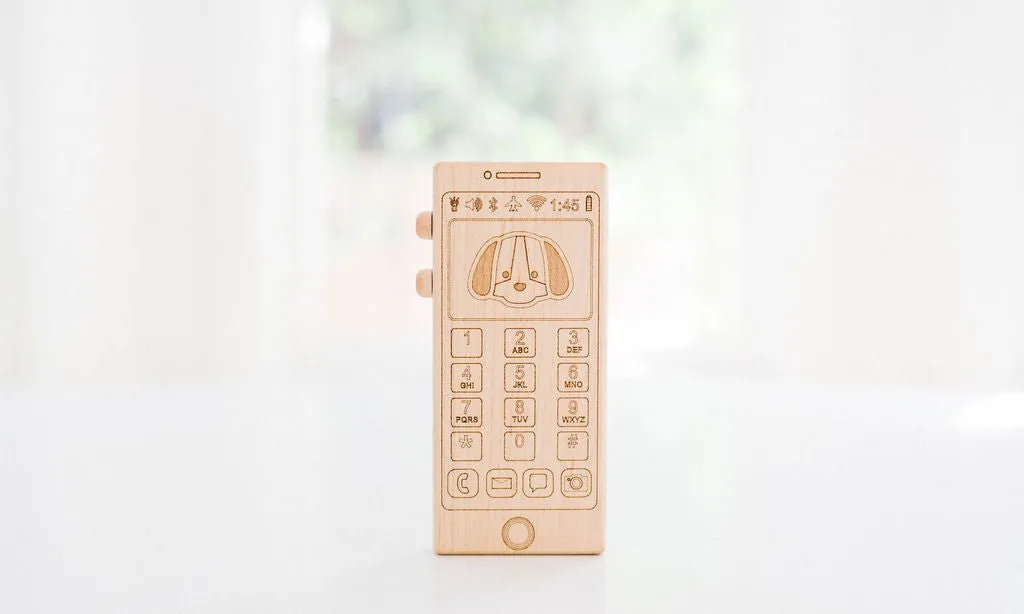 Wooden Toy Phone