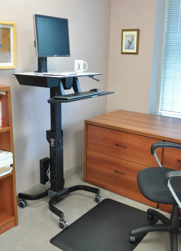 WorkFit-C Single HD Sit-Stand Workstation