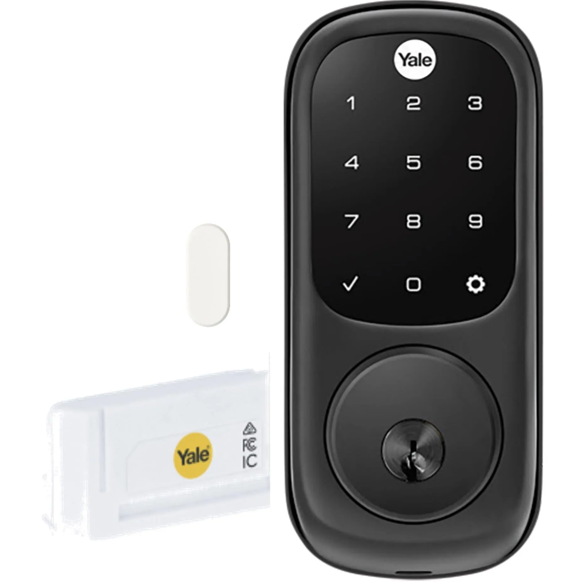 Yale Assure Lock Keyed with Yale Home (Matte Black)