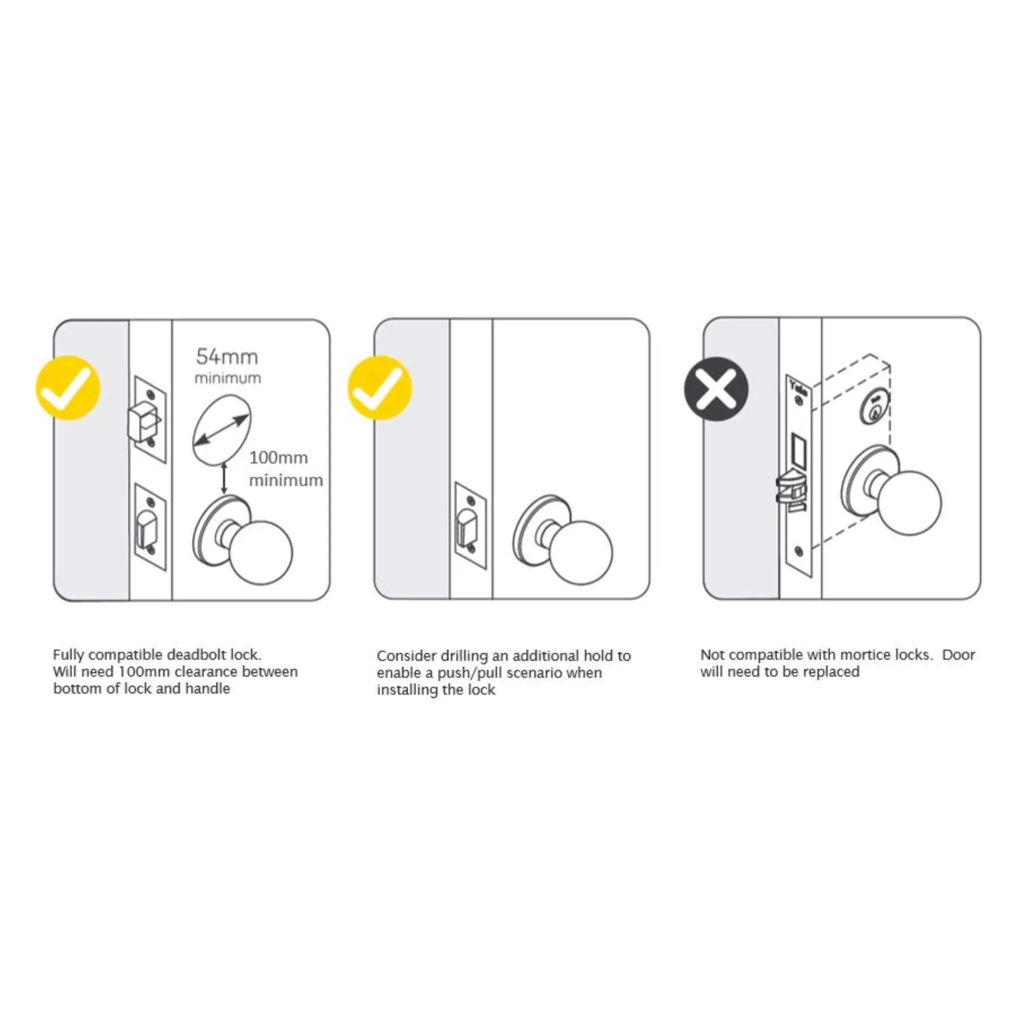 Yale Assure Lock Keyed with Yale Home (Matte Black)