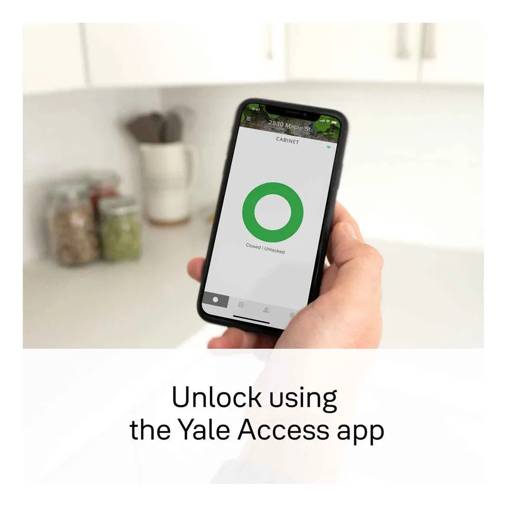 Yale Smart Cabinet Lock, Bluetooth