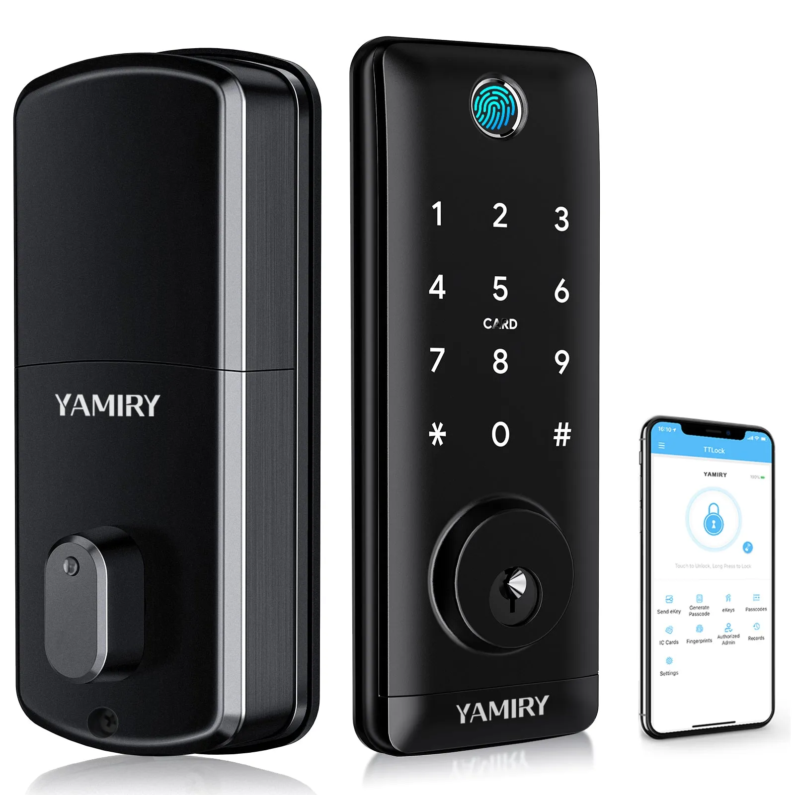 YAMIRY Smart Deadbolt Door Lock T1B