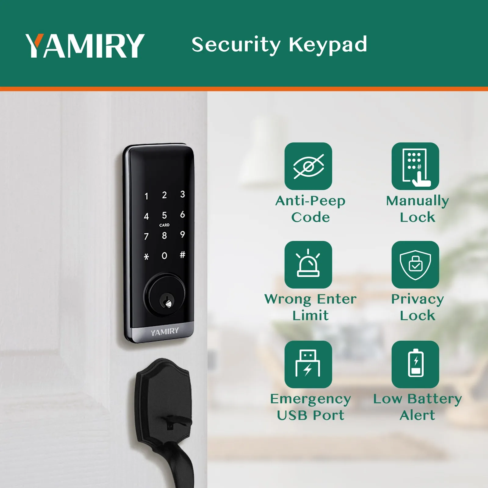 Yamiry Smart Deadbolt Lock T1A