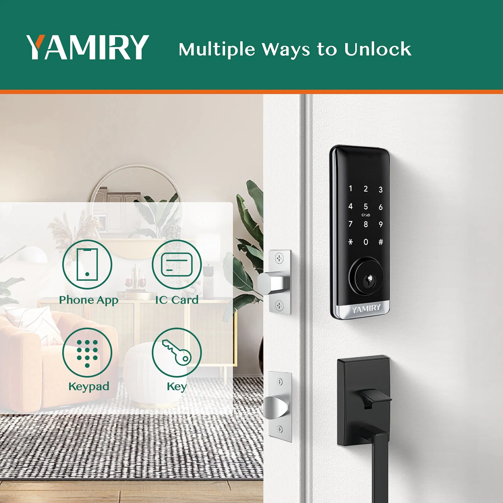 Yamiry Smart Deadbolt Lock T1A