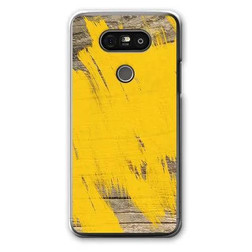 Yellow on Wood Designer Phone Cases