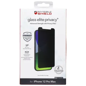 ZAGG InvisibleShield (Glass Elite Privacy ) Protector for iPhone 12 Pro Max